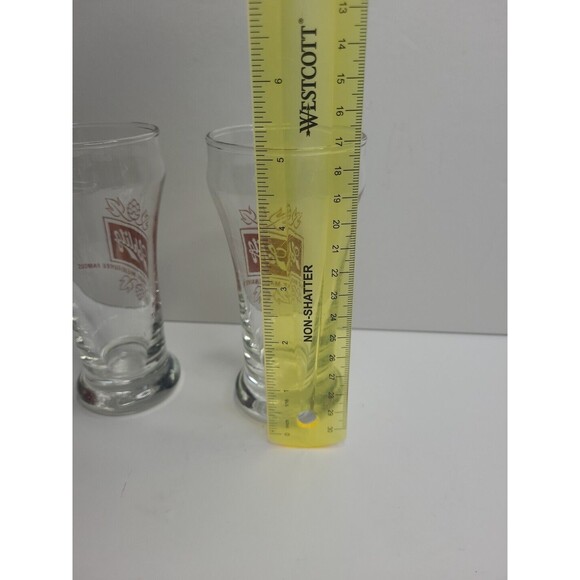 Vtg Schlitz Beer Sham Glass / Tavern Bar Advertising / Man Cave Barware Decor 2 - Picture 6 of 6